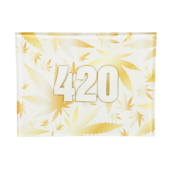 Vsyndicate Survivor Glass Rollin' Trays / Small / 420 Gold